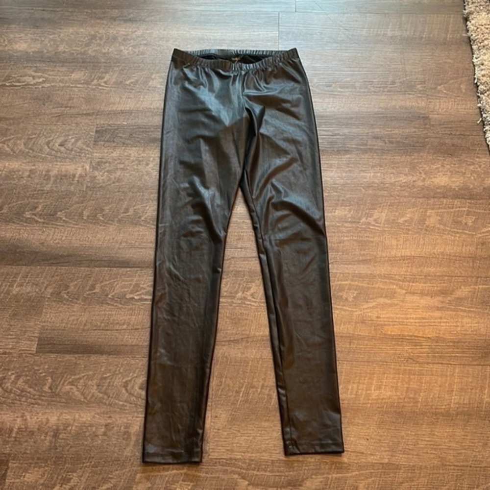 Nollie shiny black leggings